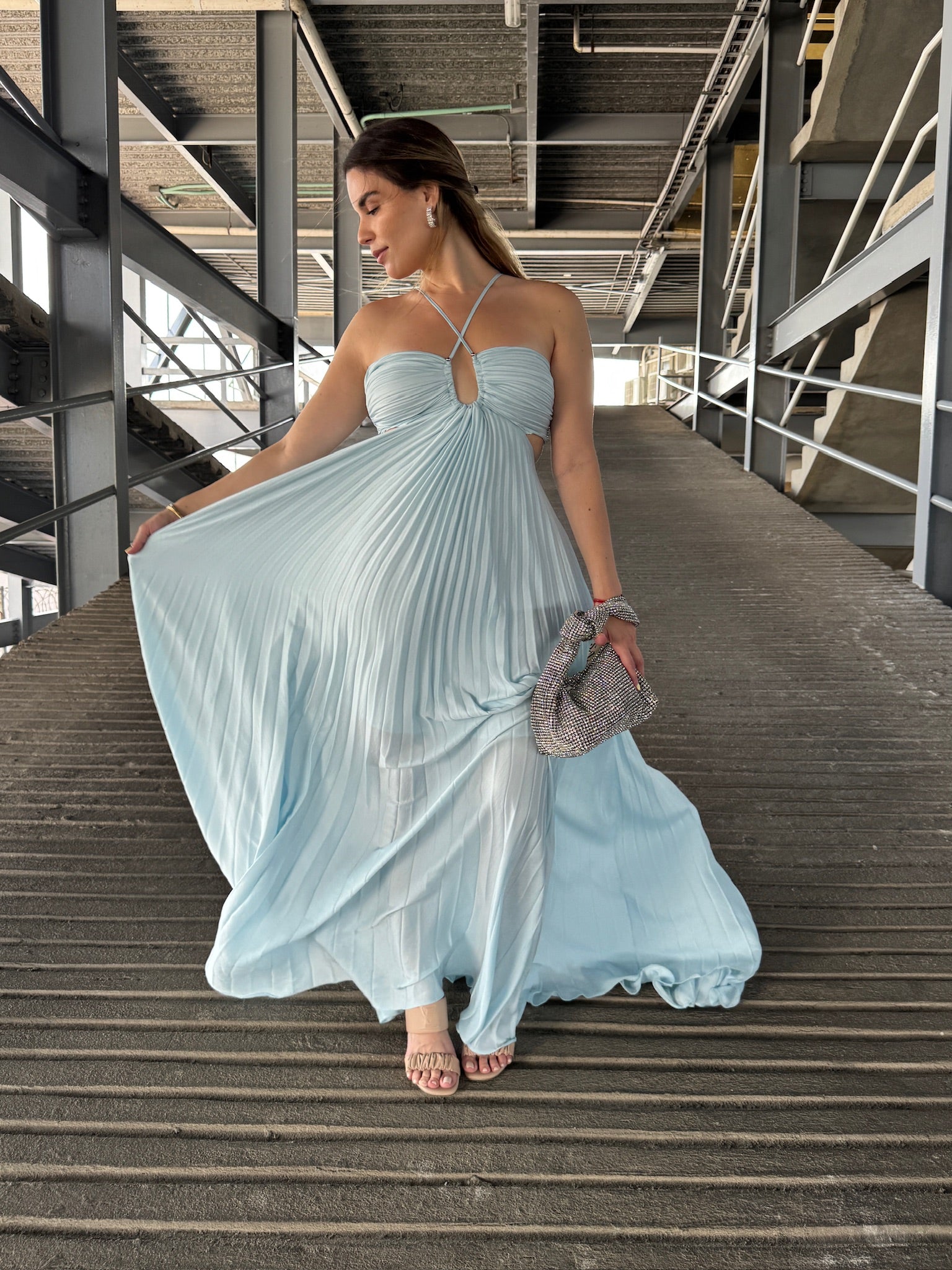 Andrea Vestido de fiesta Cut-out