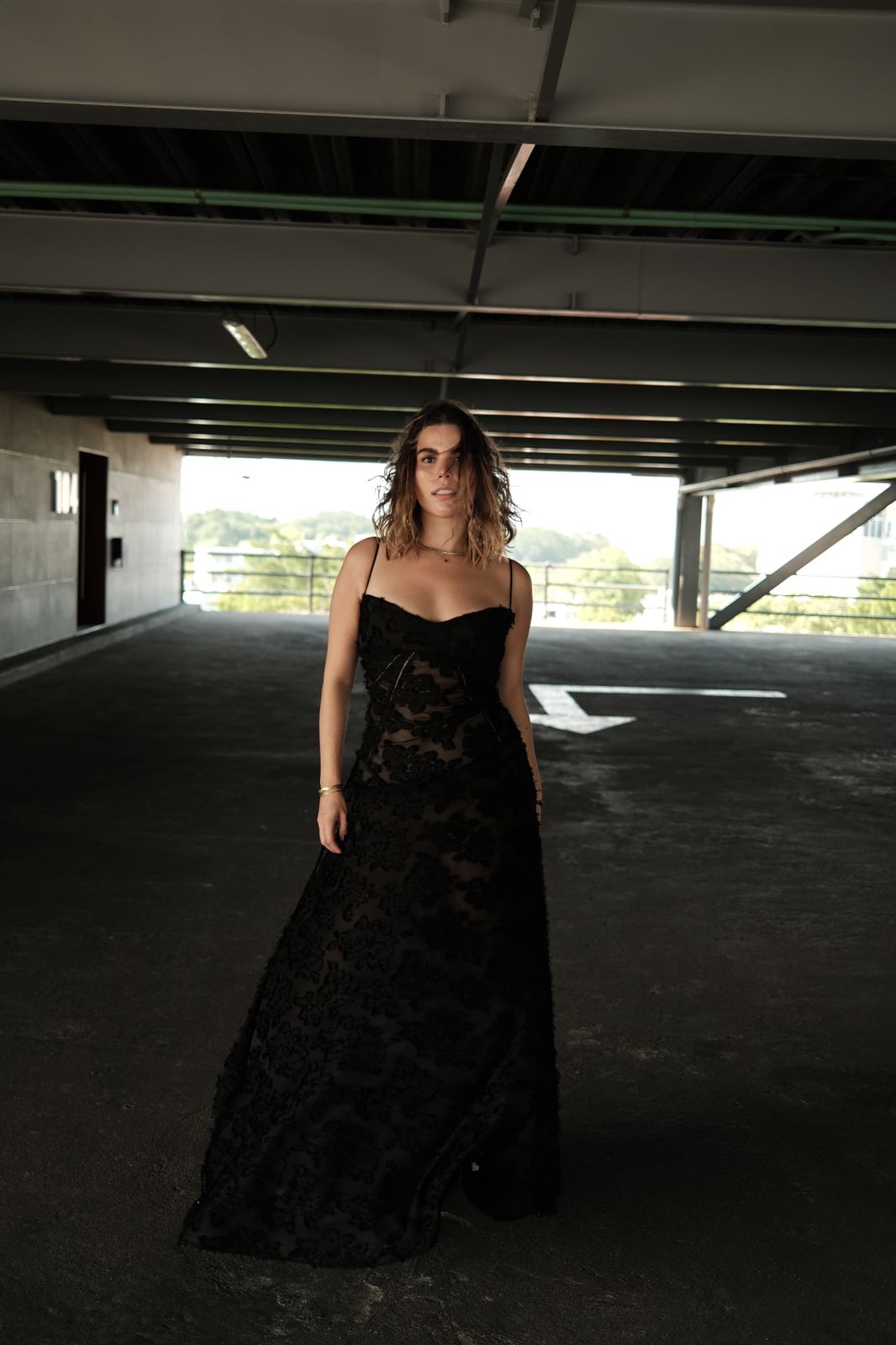 Emmelina floral lace maxi dress