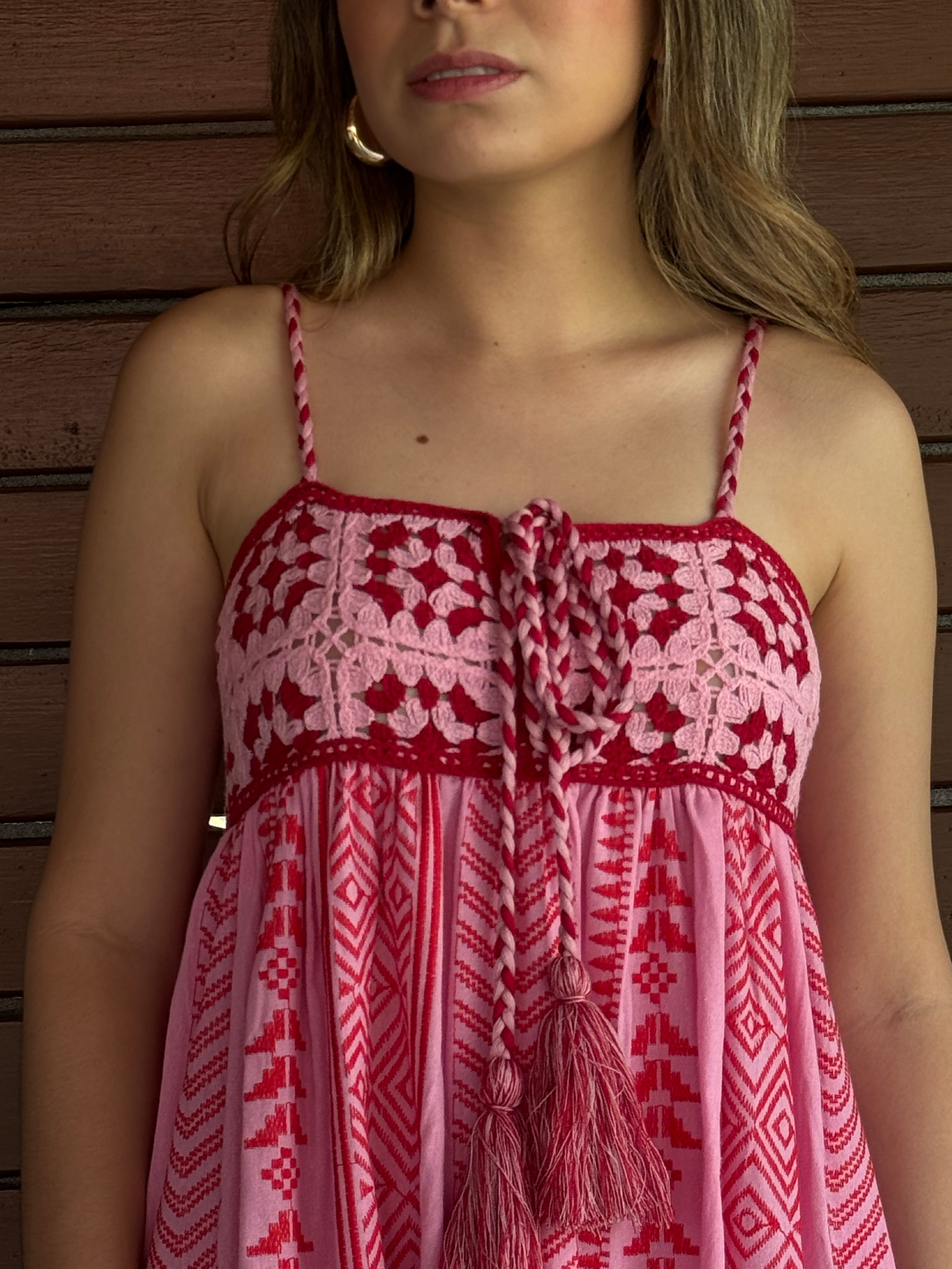 Crochet Vestido Largo