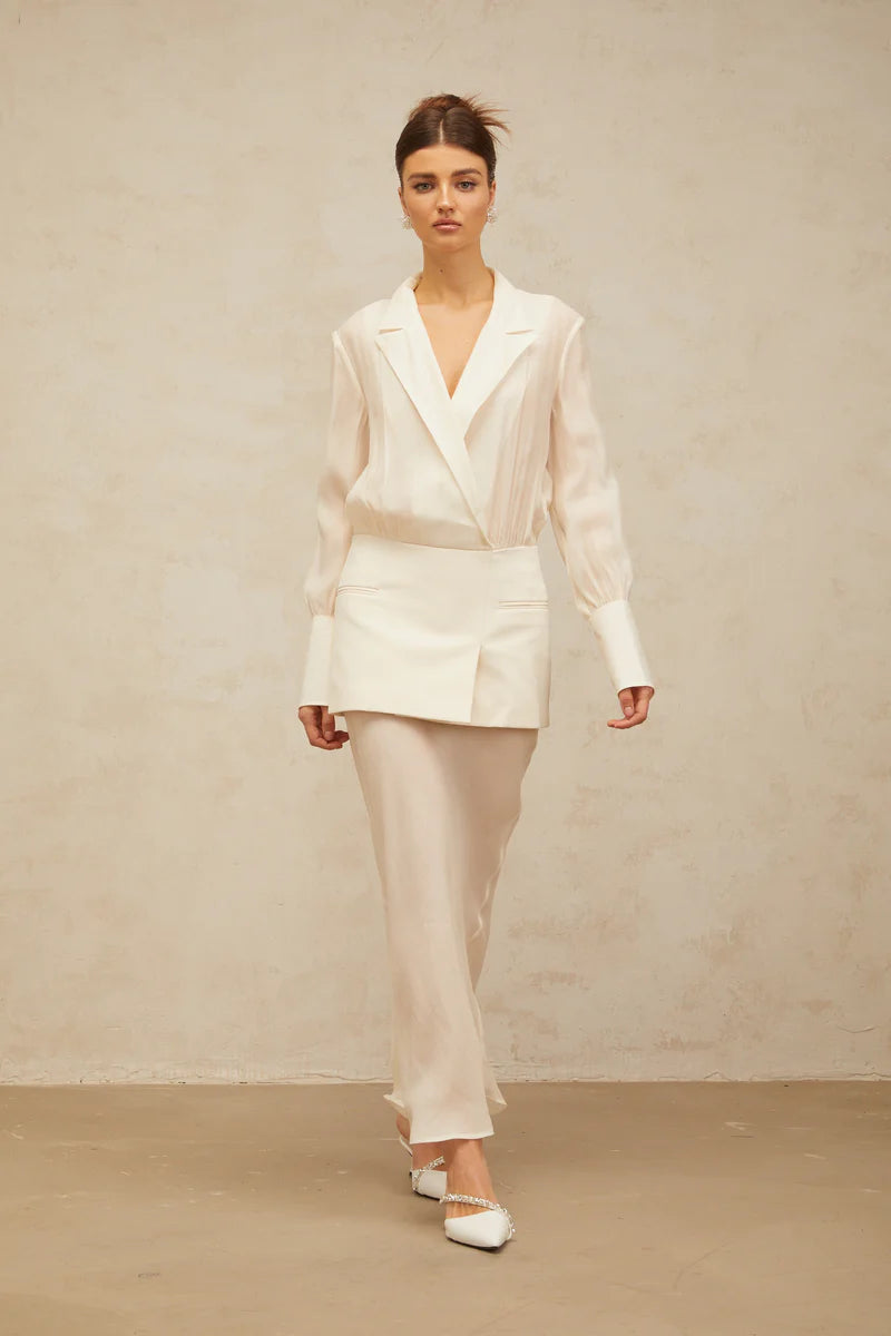 GISELLE SEMI-SHEER DRESS