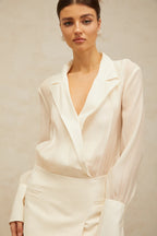 GISELLE SEMI-SHEER DRESS