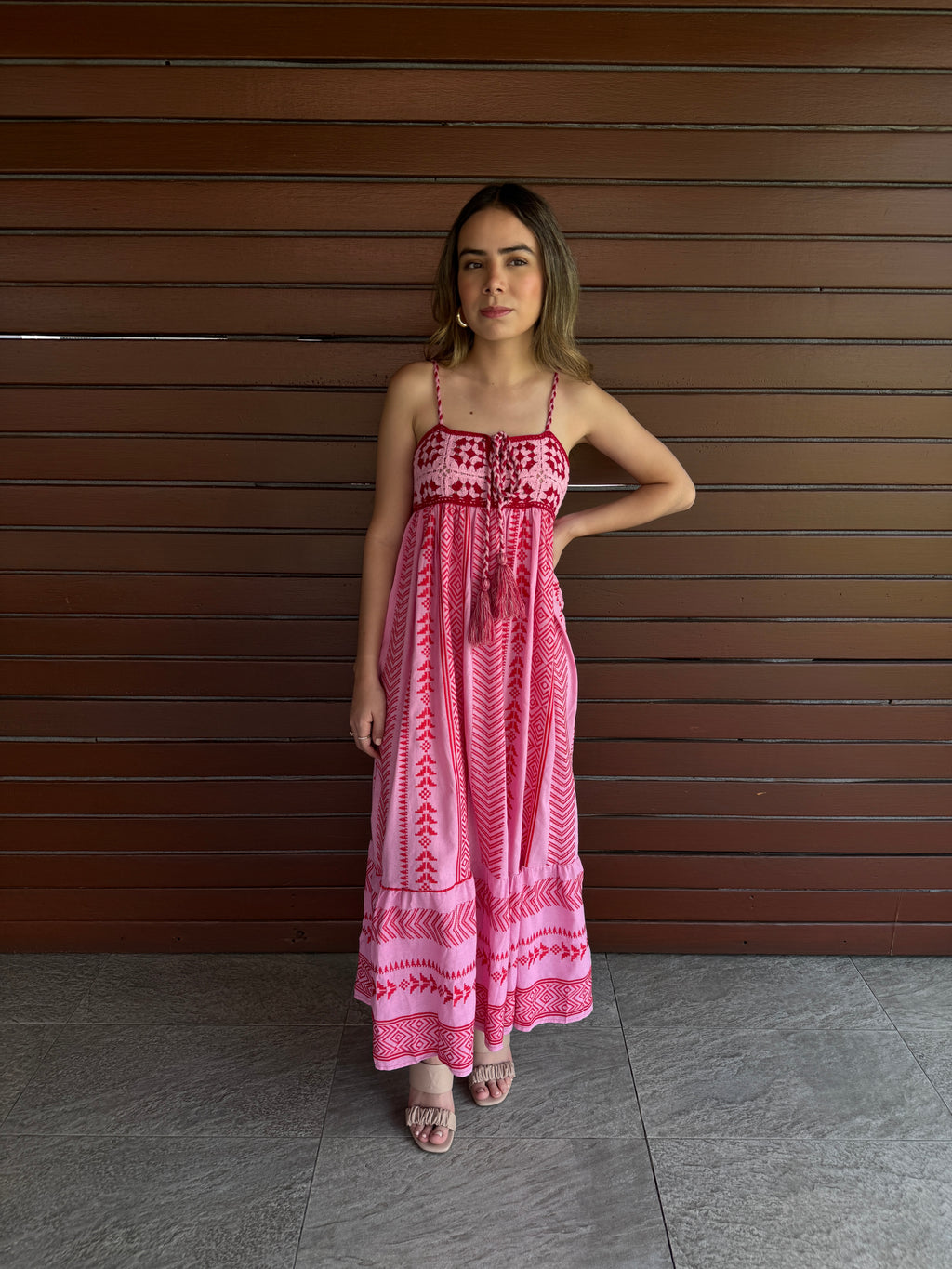 Crochet Vestido Largo