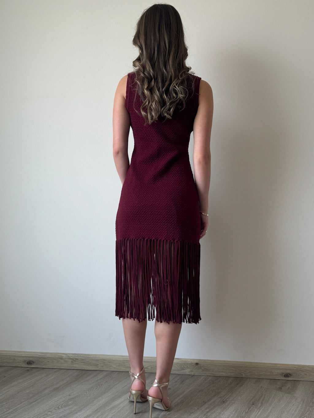 Celine fringe midi dress