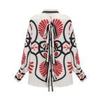 Amaranta set: camisa y pantalón estampado gráfico