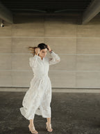 FLORA LONG SLEVE TSHIRT DRESS