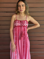 Crochet Vestido Largo