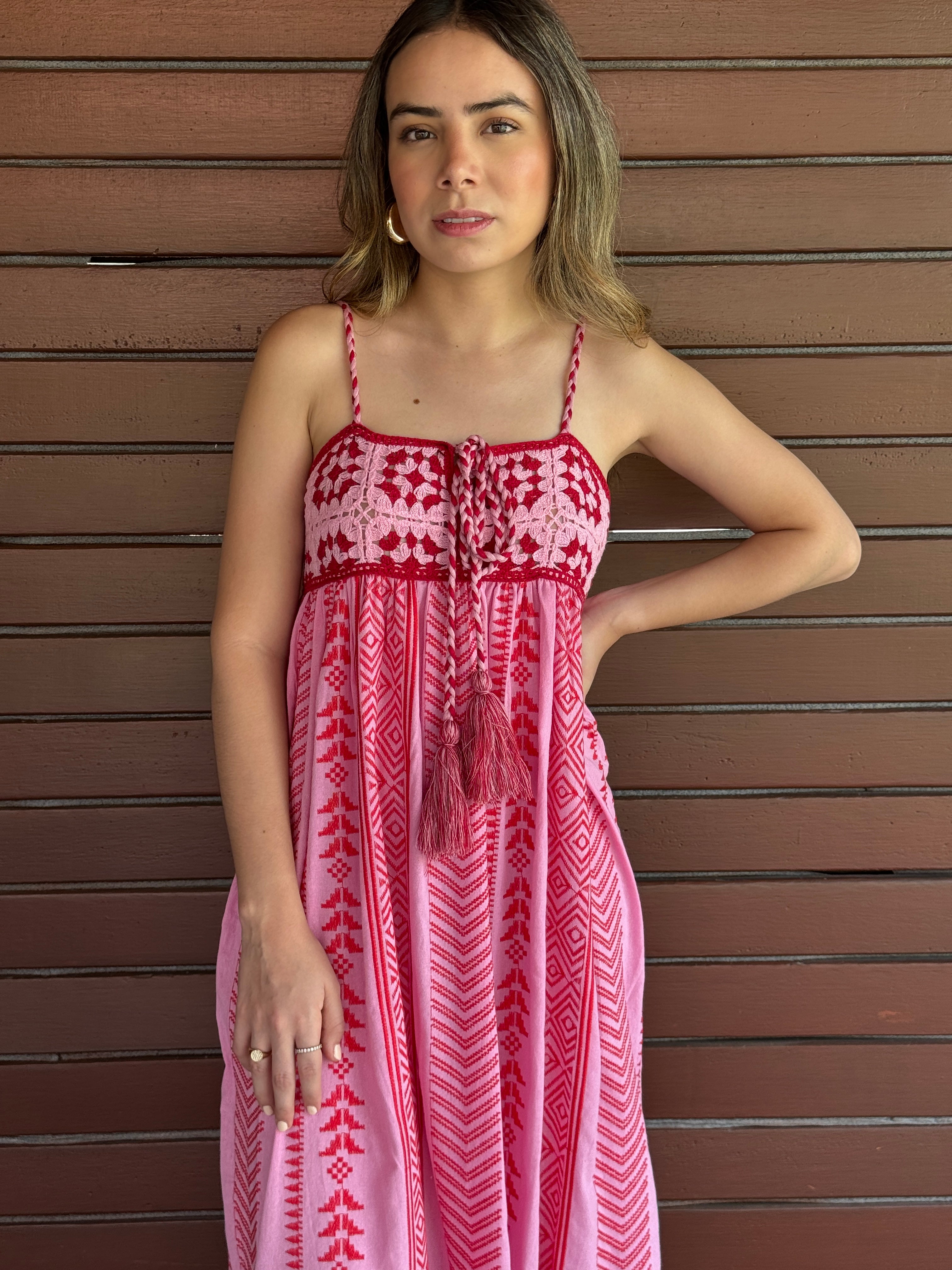 Crochet Vestido Largo