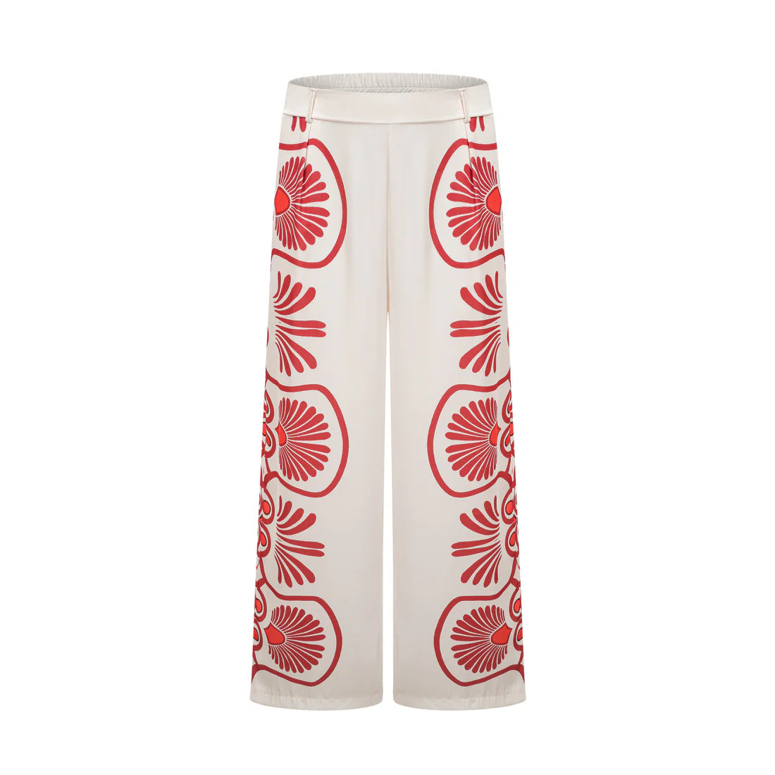 Amaranta set: camisa y pantalón estampado gráfico