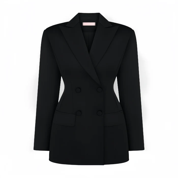 Adélise Blazer & Lace Skirt Set