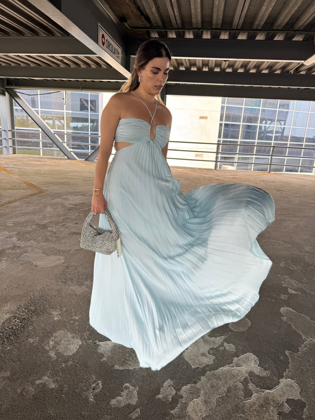 Andrea Vestido de fiesta Cut-out