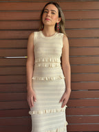 Airelle Vestido Largo Tejido