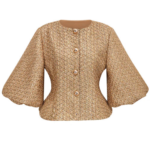 Clothilde Blusa Dorada