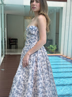 Fanny off-shoulder midi dress