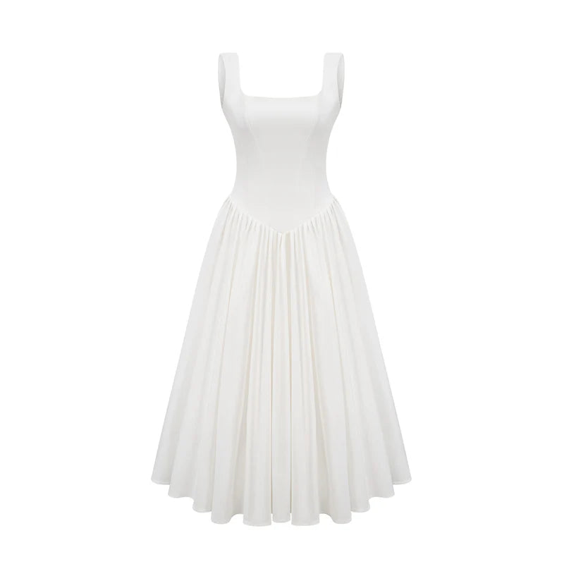 Sadie White Corset Gown