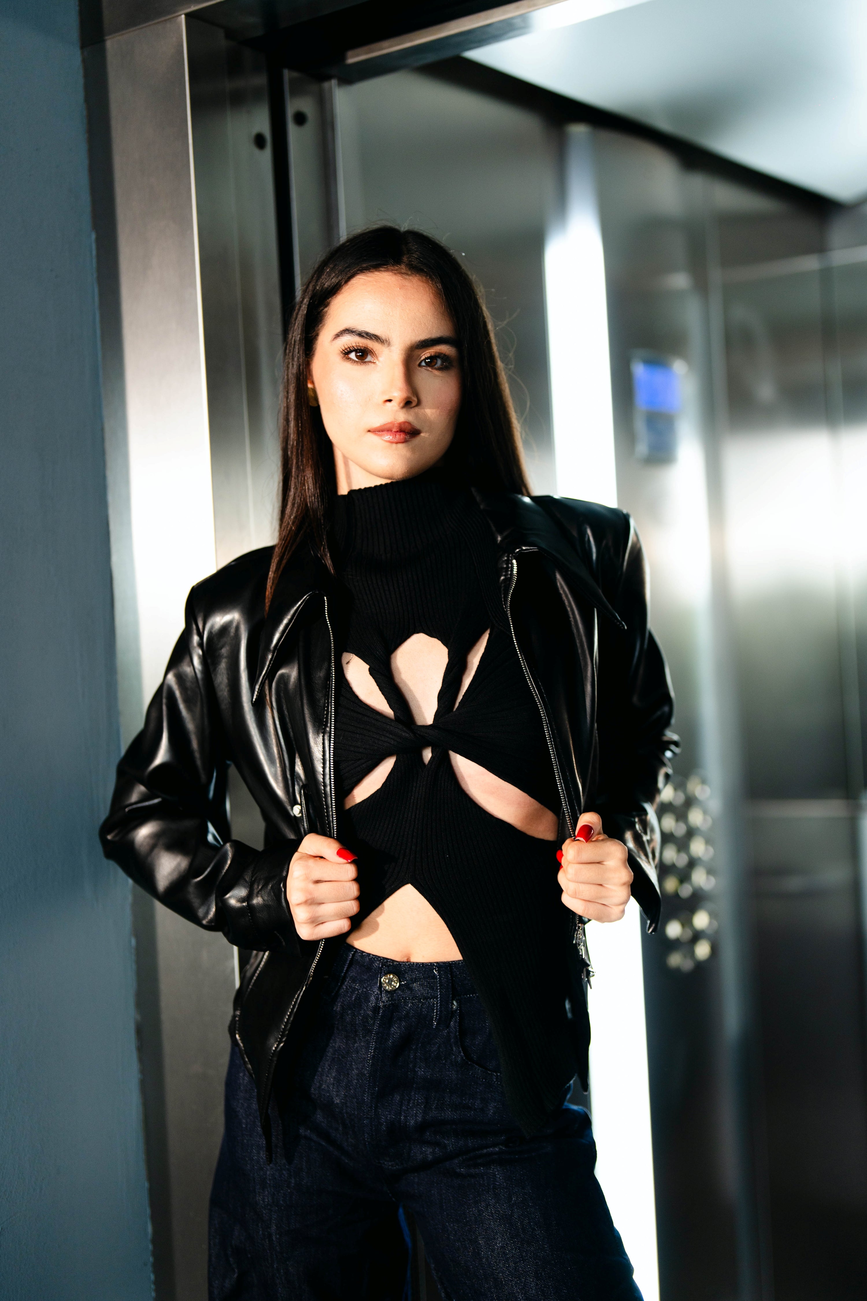 Vegan Leather Jacket