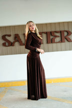 Sarah Vestido de Fiesta Manga Larga