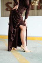 Sarah Vestido de Fiesta Manga Larga