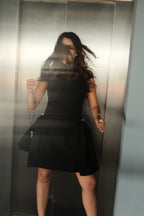 Turmalina Vestido Corto + decoración plata