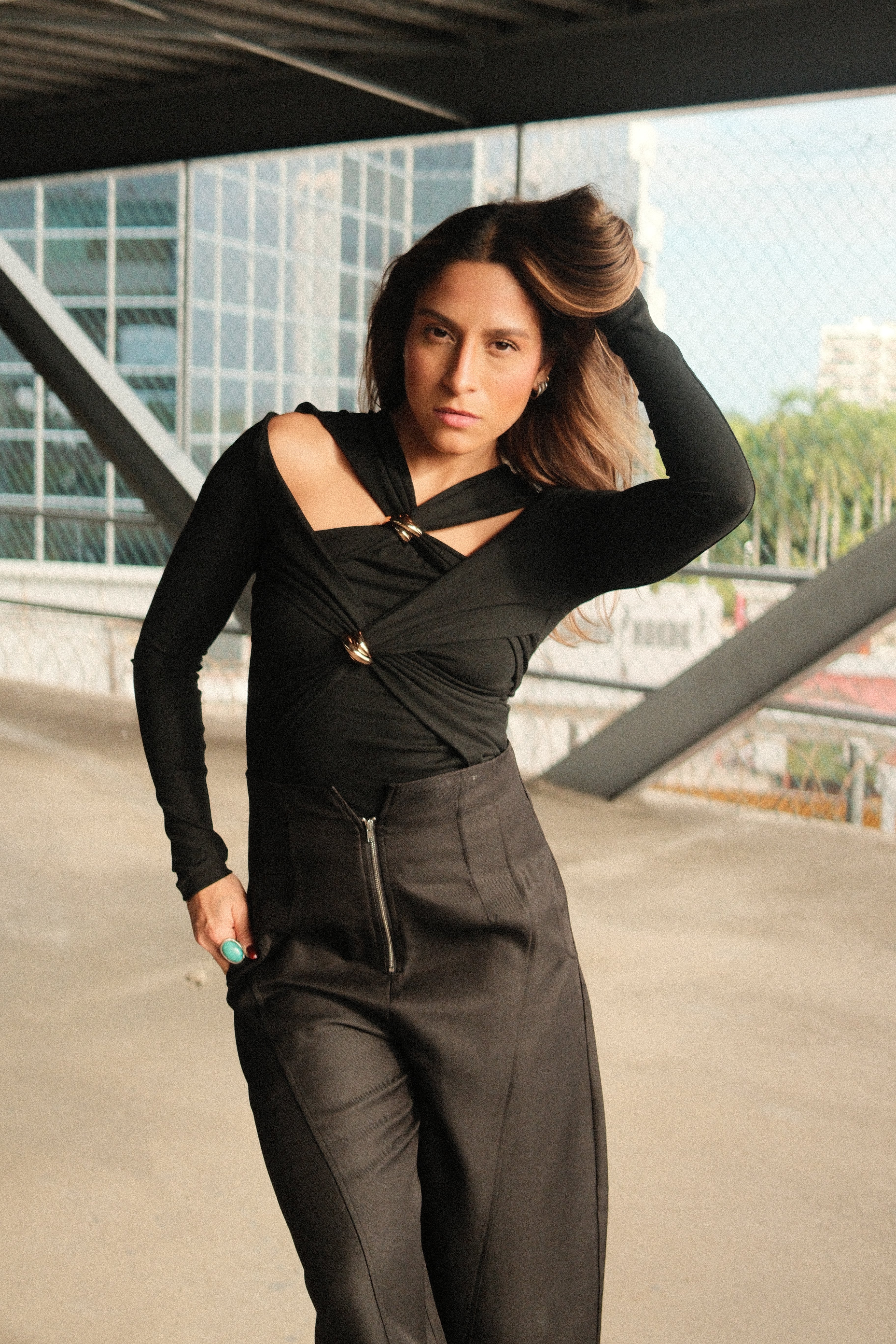 Clarabelle cut-out top