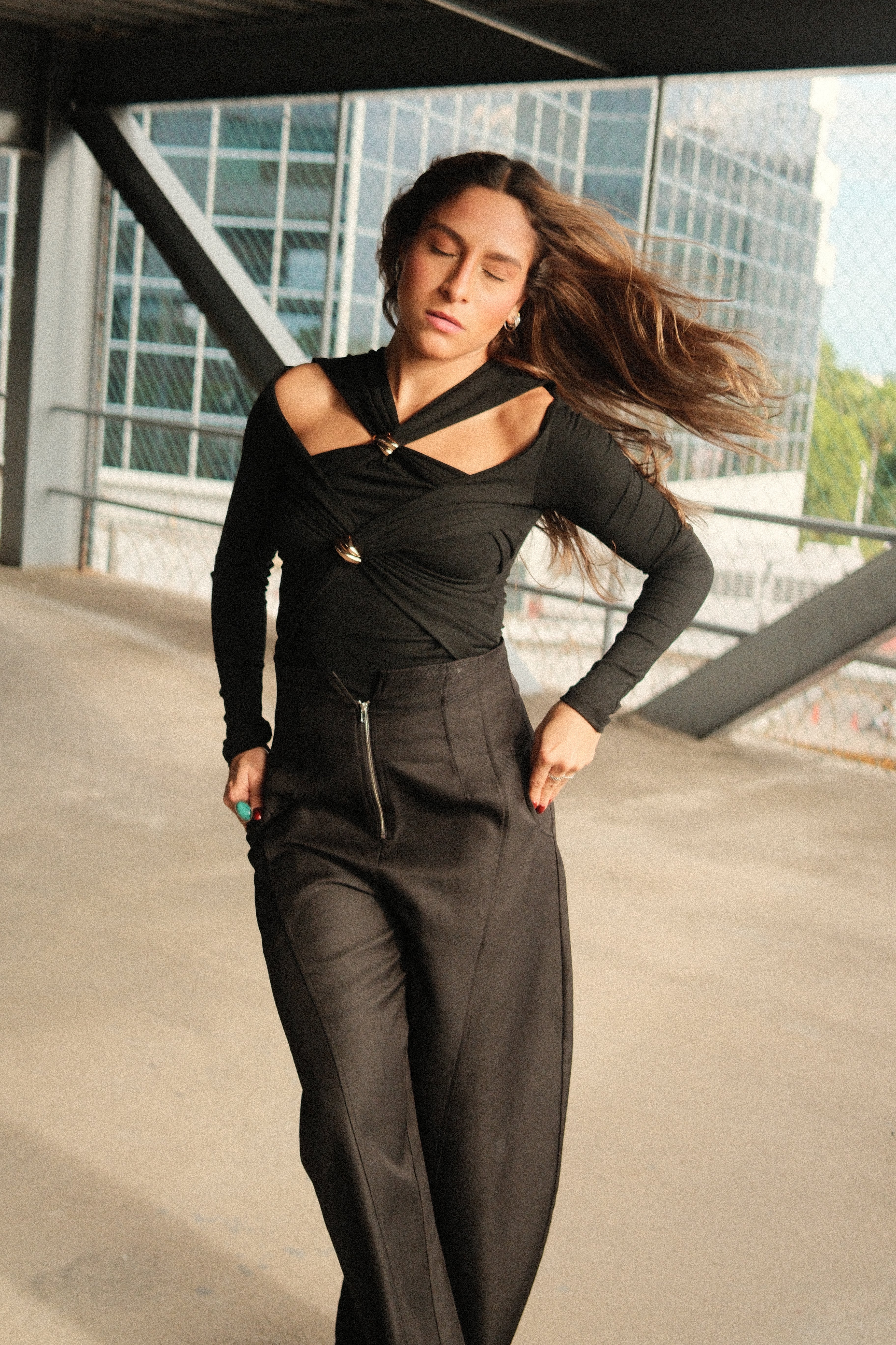 Clarabelle cut-out top