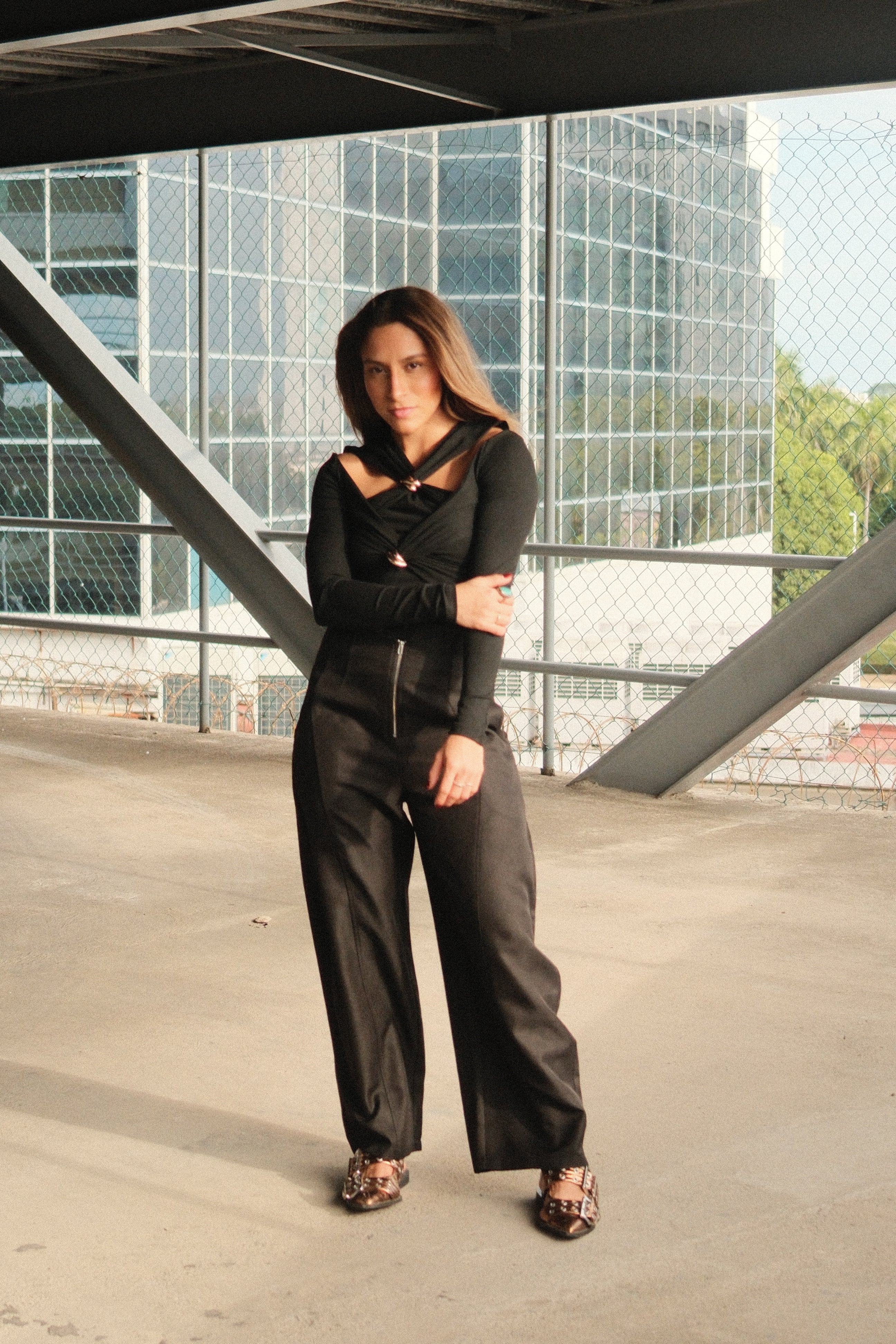 Clarabelle cut-out top