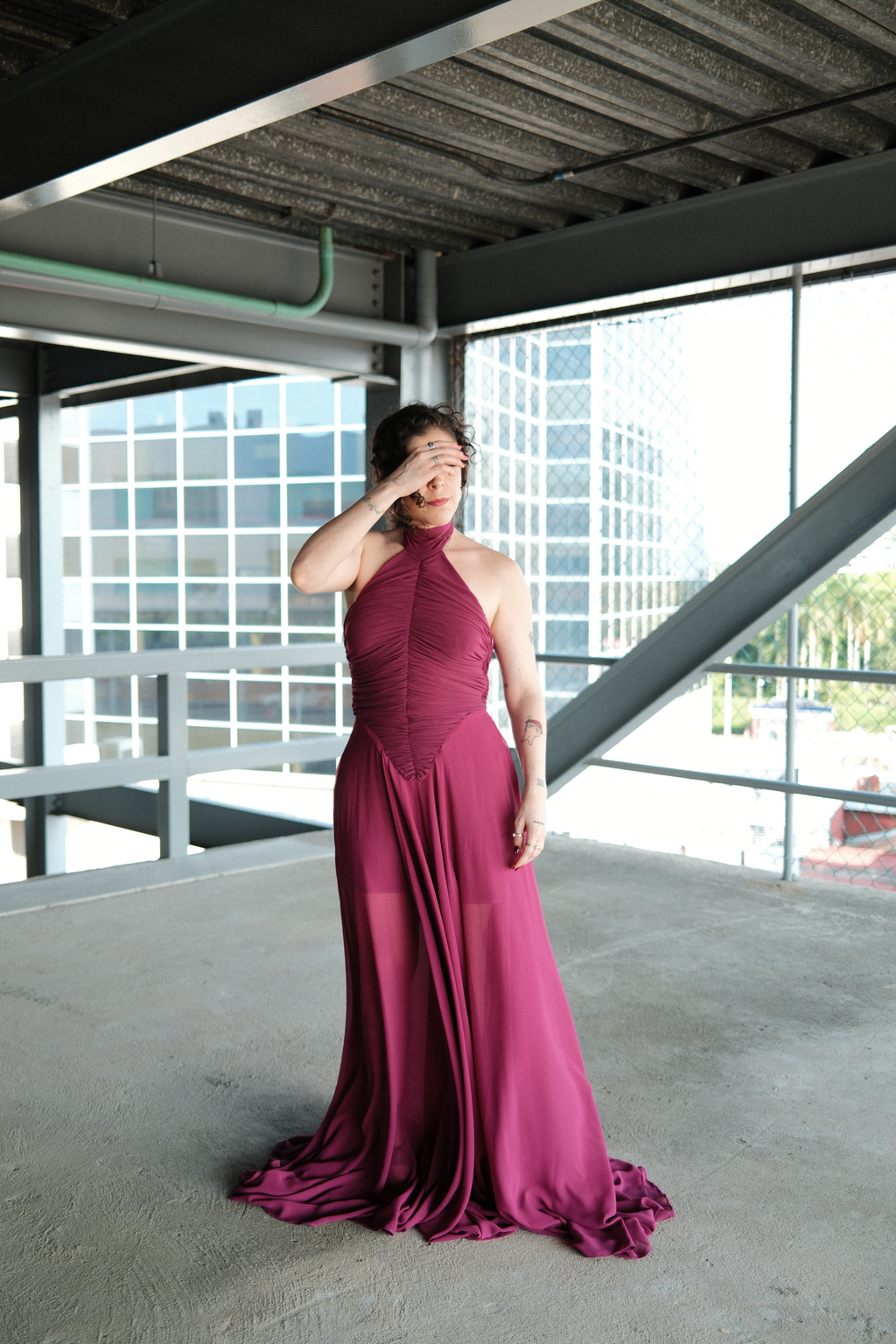 Kerstin Ruched Party Dress