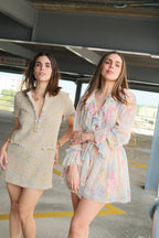 Aurore Floral Neutro Playsuit