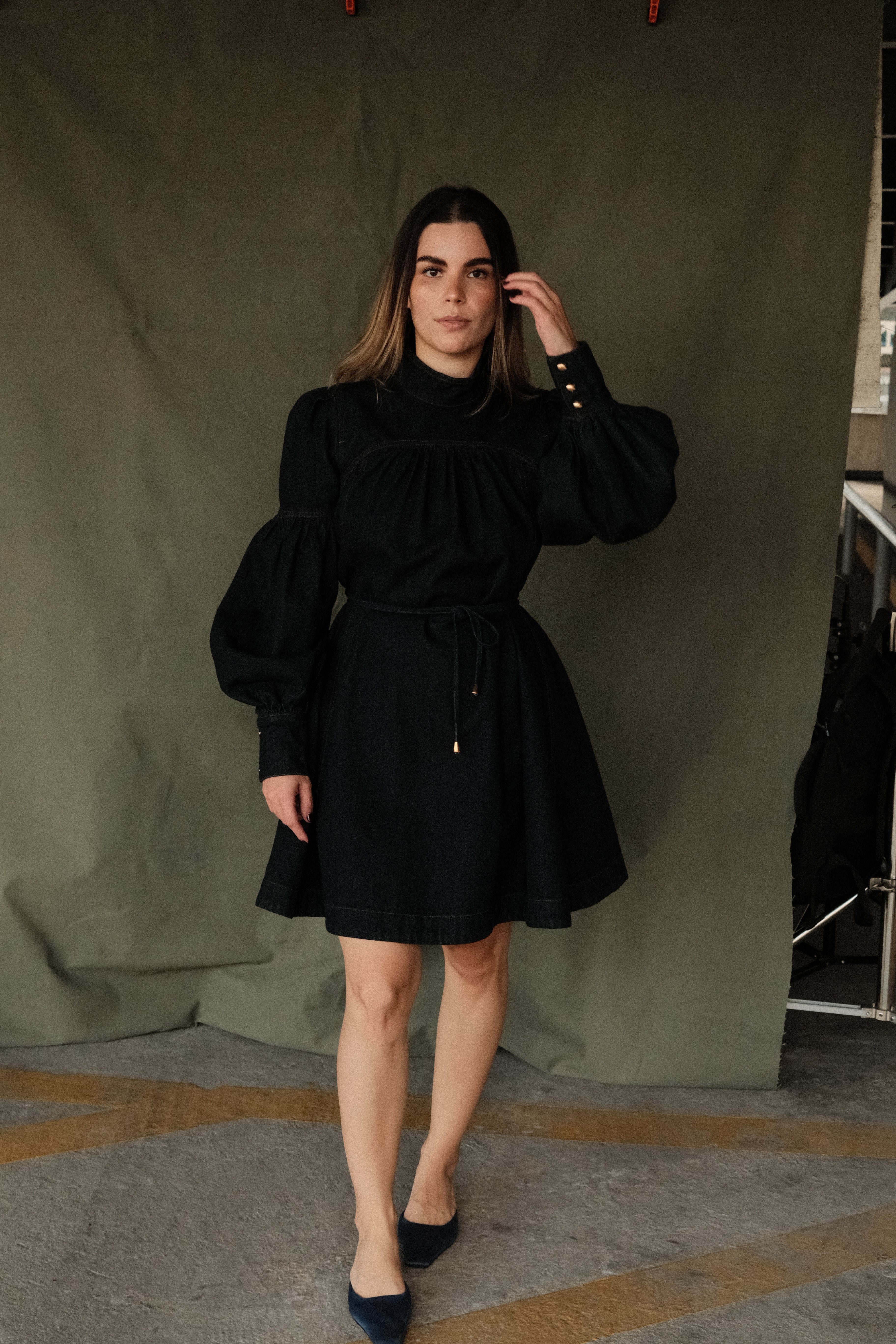 Mirabel Denim Mini Dress