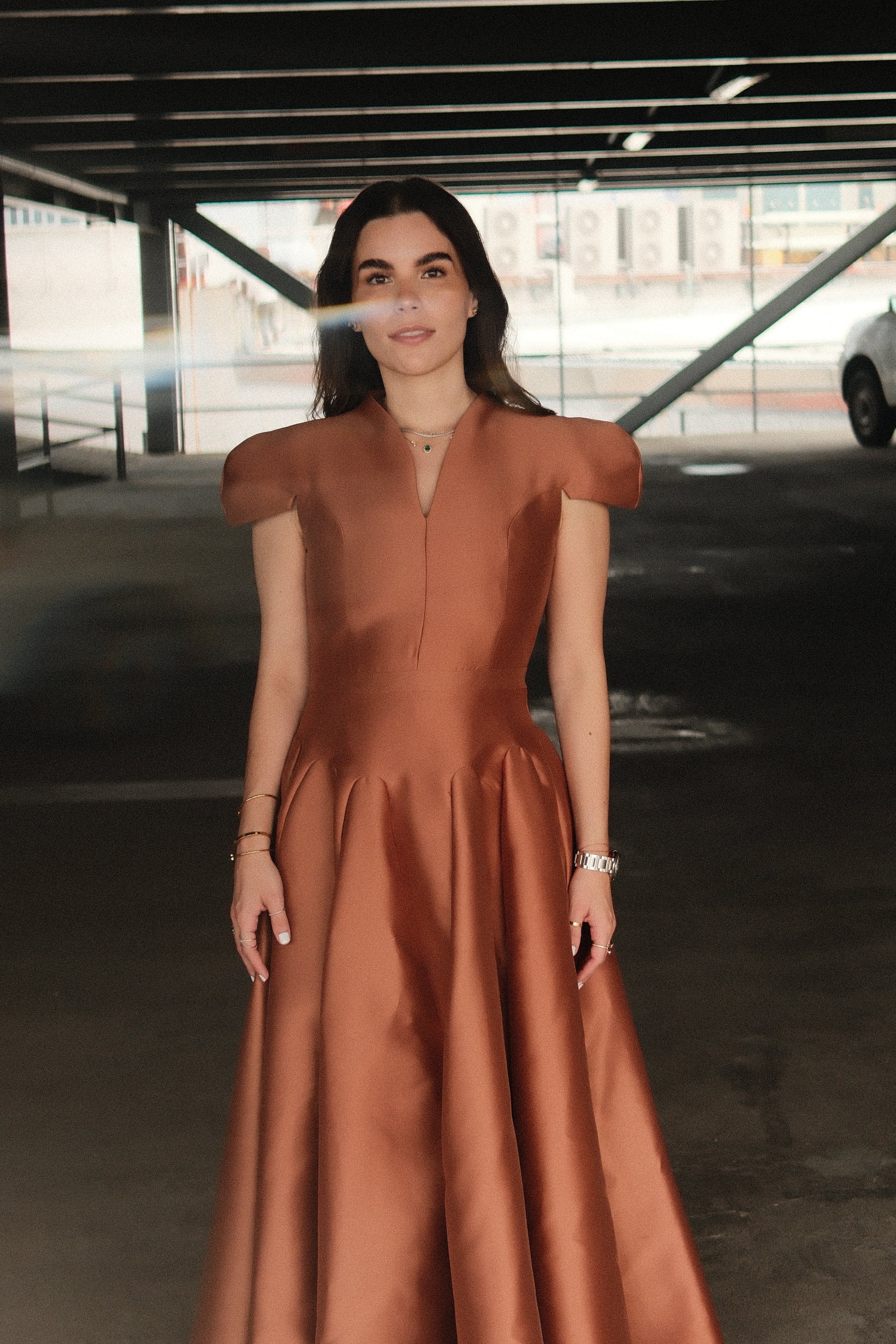 Aventin Vestido Midi Taupe