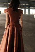 Aventin Vestido Midi Taupe
