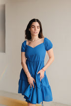 Alma Vestido Corto Azul