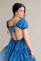 Alma Vestido Corto Azul