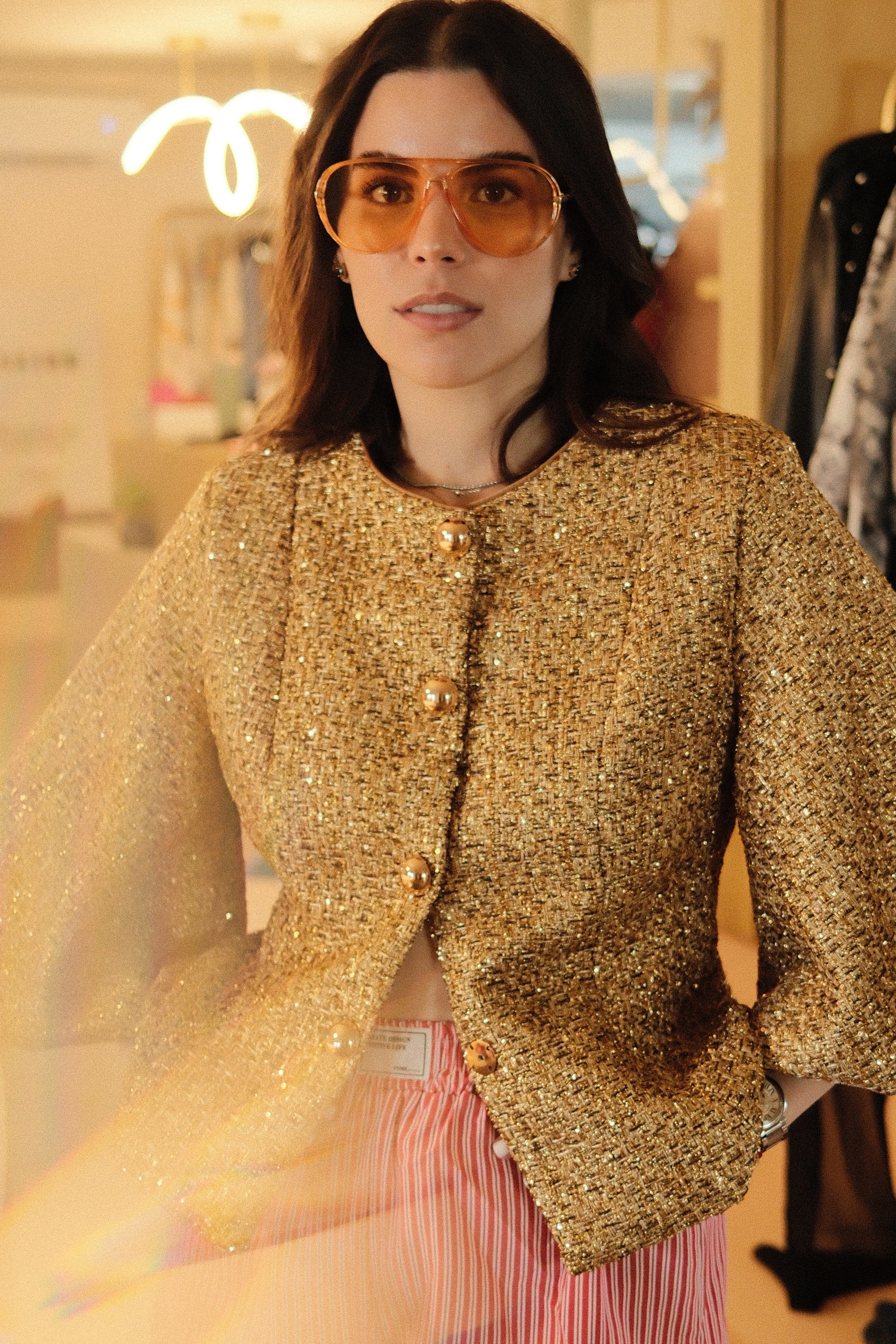Clothilde Blusa Dorada