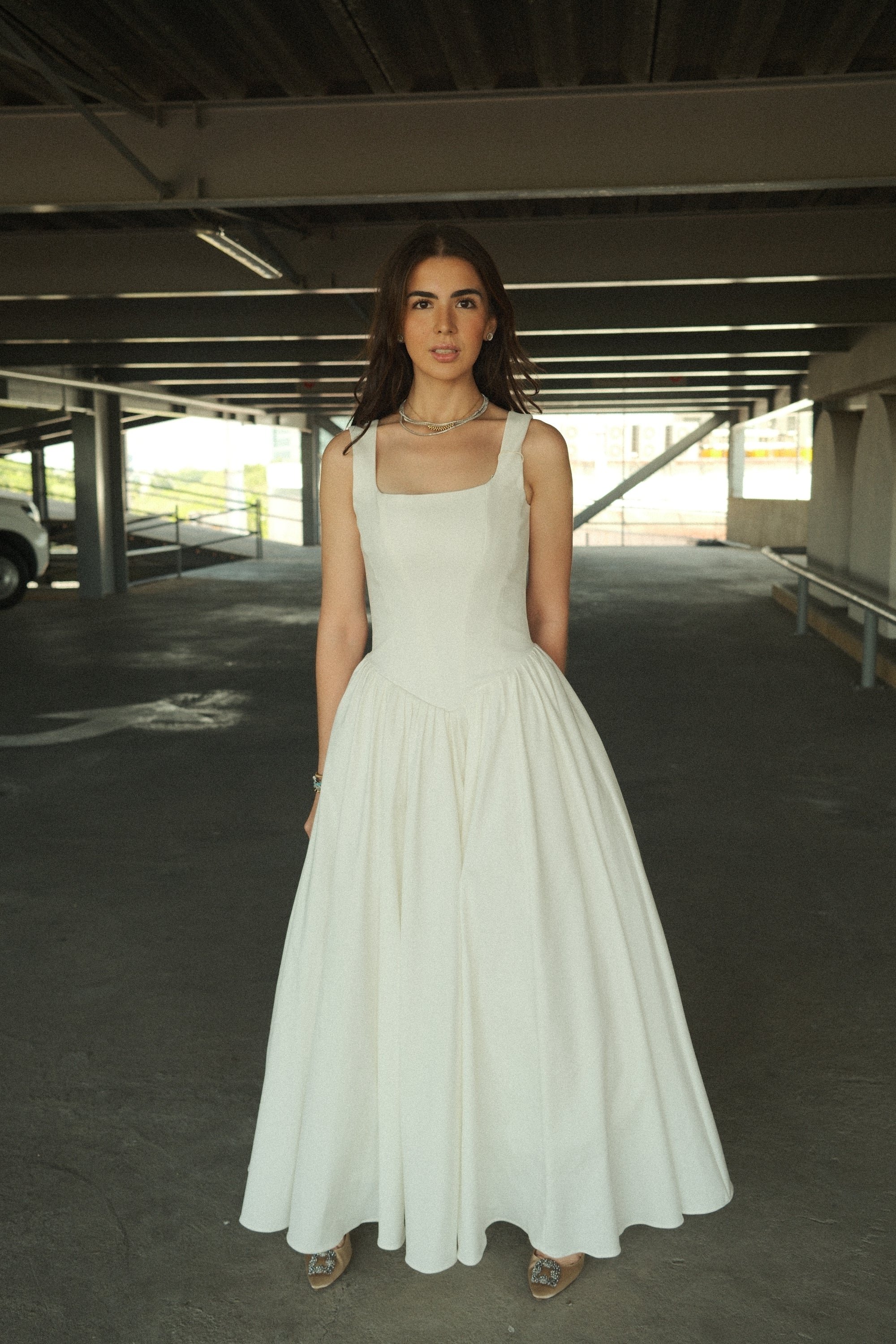 Sadie Vestido Corset Blanco