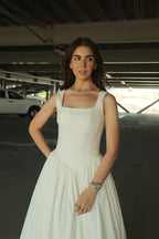 Sadie Vestido Corset Blanco