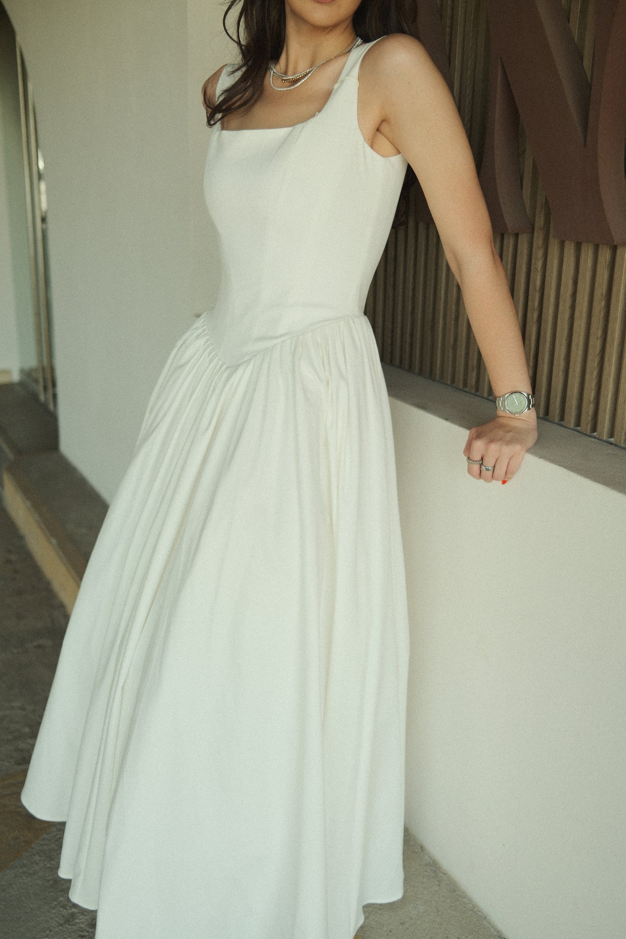 Sadie Vestido Corset Blanco