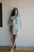 Geometrico Set Camisa Oversize + Falda