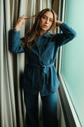 Jesse Set Denim camisa + pantalón casual