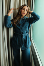 Jesse Set Denim camisa + pantalón casual