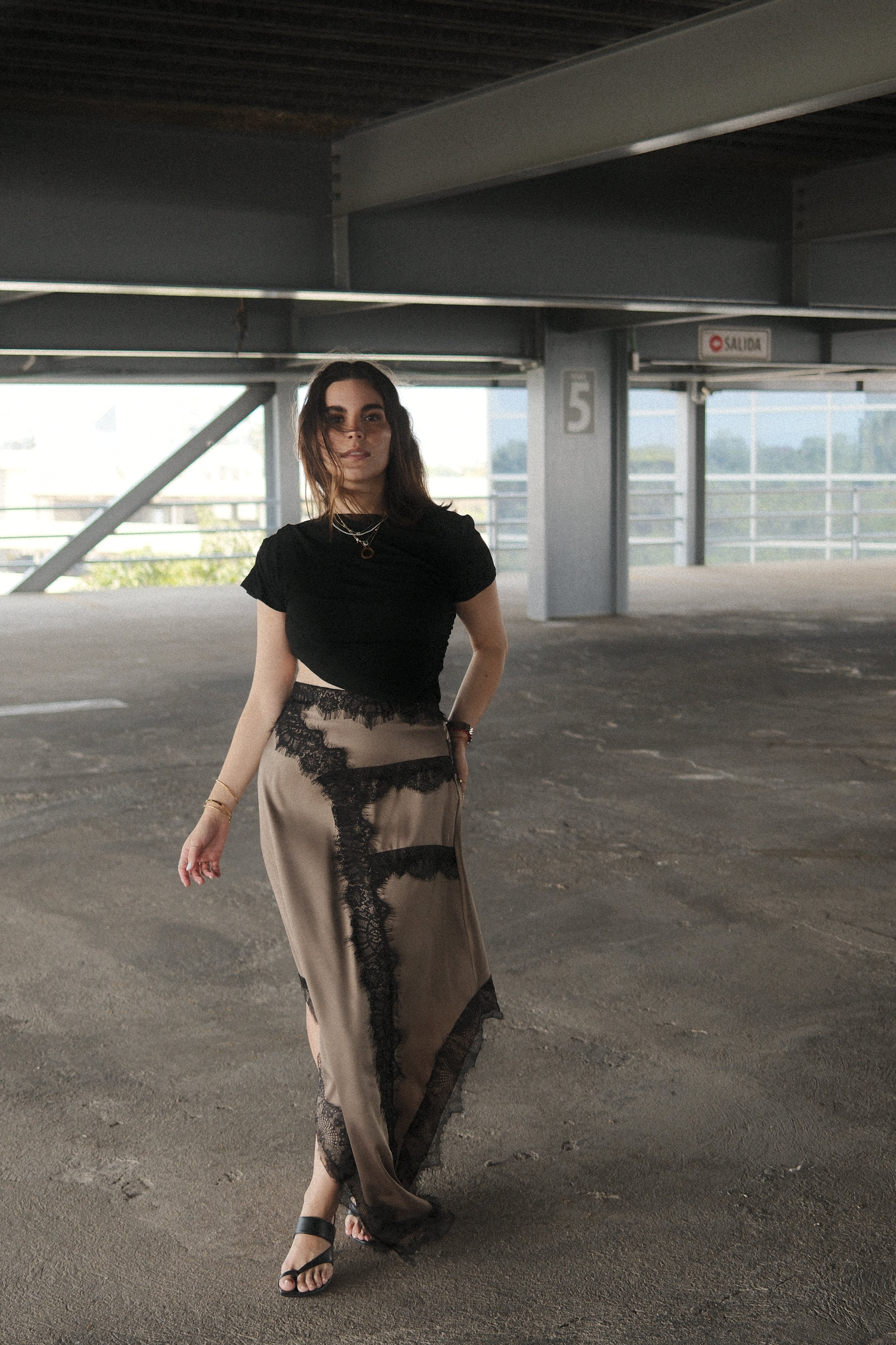 Fiamma Vestido Largo con Encaje