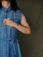 RAQUEL SLEVELESS HIGH NECK DRESS