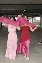 Venus Set Top y Falda Rosa