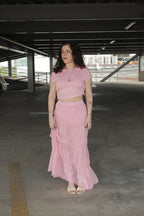 Venus Set Top y Falda Rosa