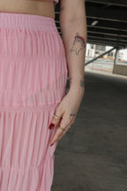 Venus Set Top y Falda Rosa