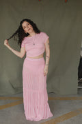 Venus Set Top y Falda Rosa