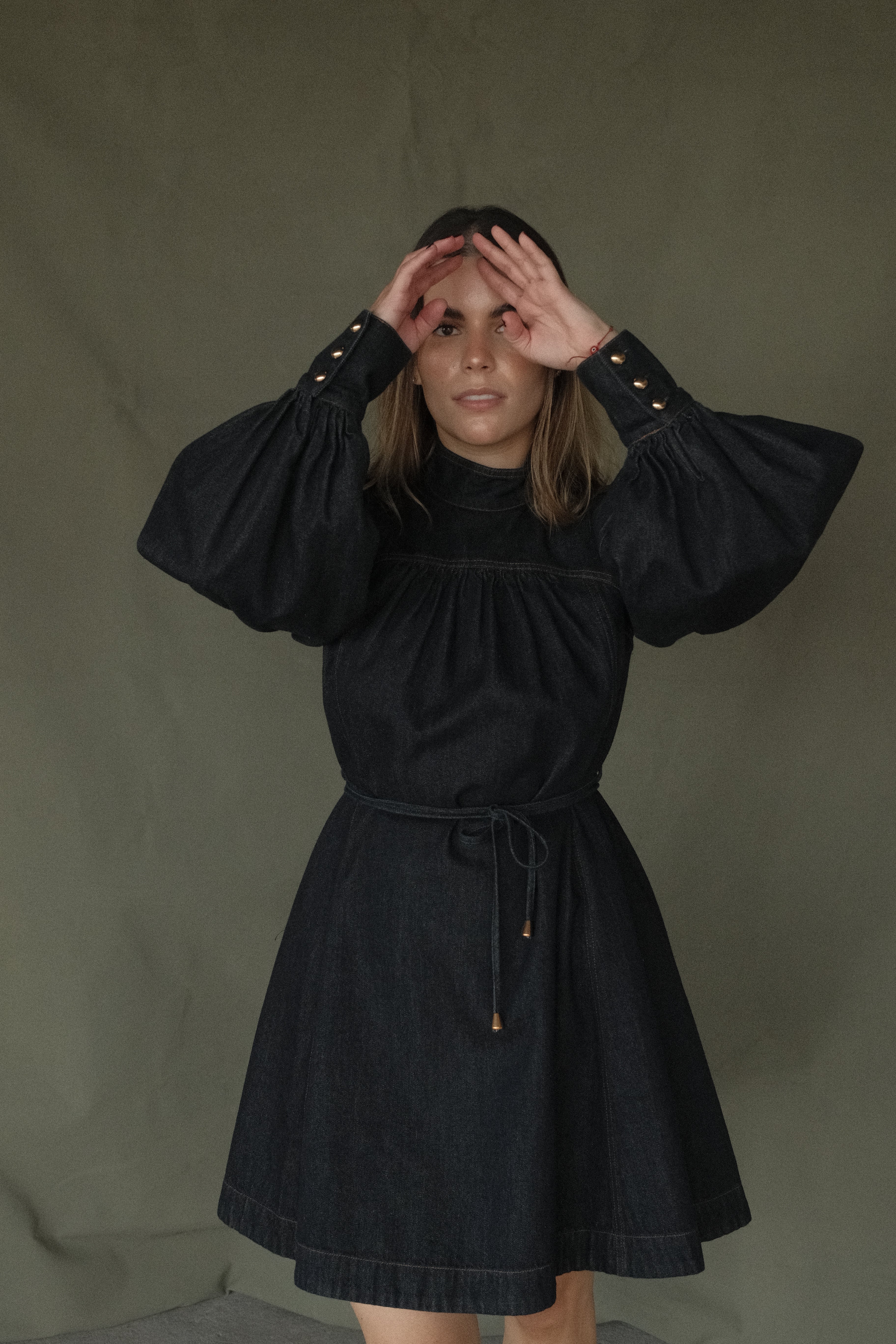 Mirabel Denim Mini Dress