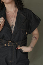 Chloe denim playsuit