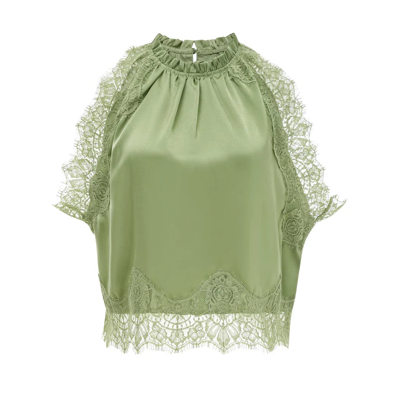 Florence Conjunto Top y Falda con Encaje