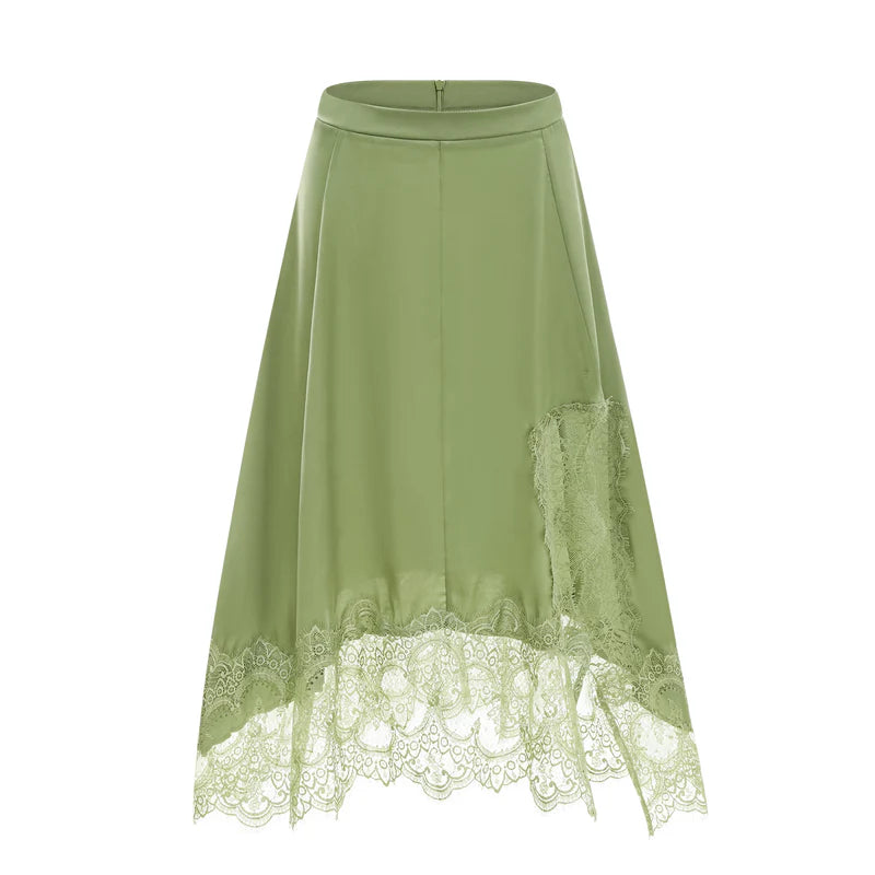 Florence Conjunto Top y Falda con Encaje