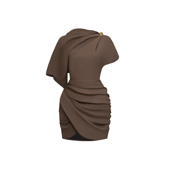 Francesca Brown Mini Dress